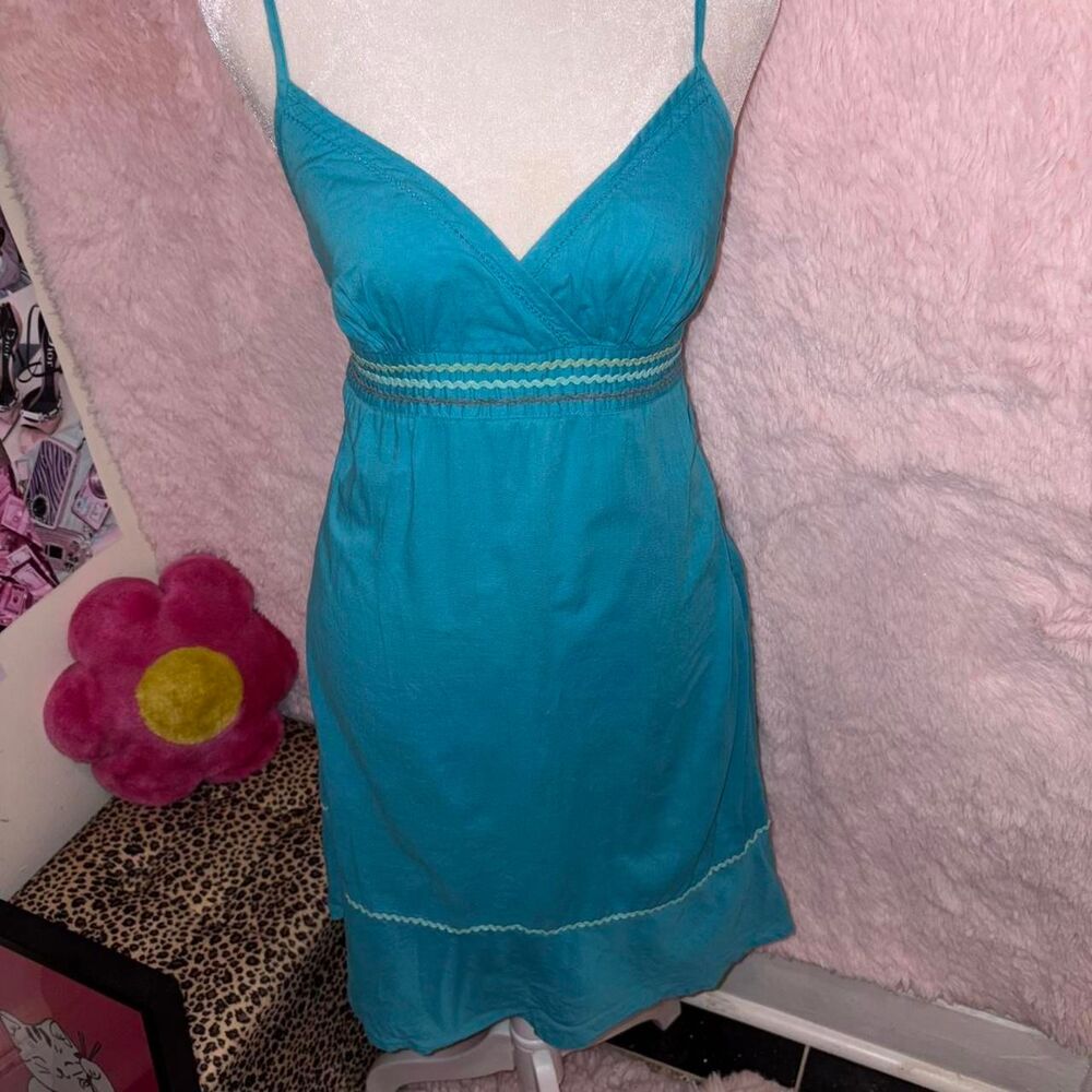 Y2k Blue Dress